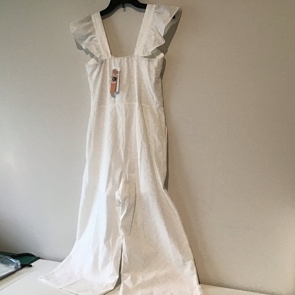 Jumpsuit Junior’s Small White Eyelet ButtonsNWT - Picture 5 of 11